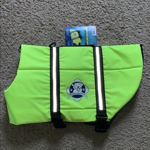 Neon Yellow heavy duty dog life vest